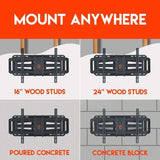 ECHOGEAR Full Motion Articulating TV Wall Mount Bracket for 42"-80" TVs - Easy to Install
