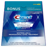 Crest 3D White Professional Effects Whitestrips Whitening Strips Kit, 22 Treatments, 20 Professional Effects + 2 1 Hour Express Whitestrips
