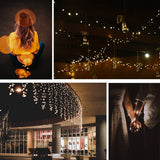 Solar String Lights Outdoor, 33Ft 100LEDs Waterproof Decorative Copper Wire String Lights