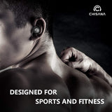 Wireless Earbuds CHISANA C1L – Bluetooth Headphones Extreme Subwoofer Bass True Wireless Earbuds w/Dual Microphones | Bluetooth 5.0, IPX7 Waterproof