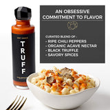 TRUFF Hot Sauce, Gourmet Hot Sauce with Ripe Chili Peppers, Black Truffle, Organic Agave Nectar