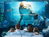 VANKYO LEISURE 3 Mini Projector, 1080P and 170'' Display Supported, 2400 Lux Portable Movie Projector