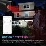 Outdoor Security Camera- 1080P Outdoor Surveillance Cameras Waterproof IP66 IP Cam 2.4G