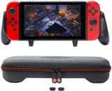 Satisfye – New SwitchGrip Slim Bundle, Accessories Compatible with Nintendo Switch -The Bundle includes: Switch Grip, Slim Case. BONUS: 2 Thumbsticks