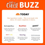 Just the Cheese Bars, Crunchy Baked Low Carb Snack Bars. 100% Natural Cheese. High Protein and Gluten Free, Grilled Cheese (12 Two-Bar Packs)