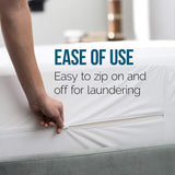 LUCID 10 Inch Latex Foam Mattress - Ventilated Design - CertiPUR-US Certified Foam