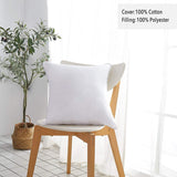 MoMA 16 x 16 Pillow Inserts (Set of 2) - Throw Pillow Inserts - White Couch Pillow
