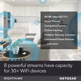 NETGEAR Nighthawk WiFi 6 Mesh Range Extender EAX80 - Add up to 2,500 sq. ft. and 30+ devices