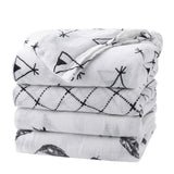 upsimples Baby Swaddle Blanket Unisex Swaddle Wrap Soft Silky Bamboo Muslin Swaddle Blankets Neutral Receiving Blanket f Large 47 x 47 inches