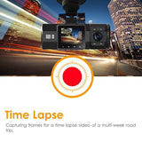 Vantrue N2 Pro Uber Dual Dash Cam Infrared Night Vision Dual 1920x1080P Front and Inside Dash Camera, 2.5K 2560x1440P Single Front, 310 Degree Camera