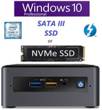 Intel NUC NUC8i7BEH Mini PC/HTPC, QUAD-Core i7-8559U Up to 4.5GHz, 32GB RAM, 1TB NVMe SSD, WiFi, BT 5.0 Thunderbolt 3, 4k Support