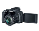 Canon Powershot SX70 20.3MP Digital Camera 65x Optical Zoom Lens 4K Video 3-inch LCD Tilt Screen (Black)