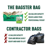 BAGSTER 3CUYD Dumpster in a Bag, Green