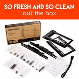 ECHOGEAR Tilting TV Wall Mount with Low Profile Design for 32-70 inch TVs - Eliminates Screen Glare