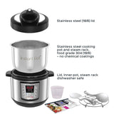 Instant Pot LUX Mini Qt 6-in-1 Multi- Use Programmable Pressure Cooker, Slow Cooker, Rice Cooker, Sauté, Steamer, and Warmer