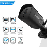 Outdoor Security Camera- 1080P Outdoor Surveillance Cameras Waterproof IP66 IP Cam 2.4G, IR Night Vision wired WiFi Security Camera System