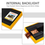 KODAK Mobile Film Scanner – Scan & Save Old 35mm Films & Slides w/Your Smartphone Camera – Portable, Collapsible Scanner w/Built-in LED Light