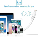 Lightning Cable - Apple MFi Certified - Quntis 3Pack 6ft Premium Lightning to USB A Charger Cable Compatible with iPhone Xs Max XR X 8 Plus 7 Plus