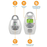 VTech DM221 Audio Baby Monitor with up to 1,000 ft of Range, Vibrating Sound-Alert