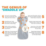 Love To Dream Swaddle UP, Blue, Small, 7-13 lbs, Dramatically Better Sleep, Allow Baby to Sleep in Their Preferred arms up Position