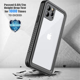 SPIDERCASE iPhone 11 Pro Max Waterproof Case, Built-in Screen Protector Full Body Heavy Protection