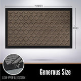 Gorilla Grip Original Durable Rubber Door Mat, 29 x 17, Heavy Duty Doormat