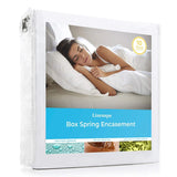 LINENSPA Waterproof Bed Bug Proof Box Spring Encasement Protector - Blocks out Liquids, Bed Bugs, Dust Mites and Allergens - Twin