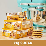 Quest Nutrition Chocolate Chip Cookie Dough Protein Bar, High Protein, Low Carb