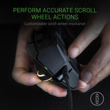 Razer Basilisk Gaming Mouse: 16,000 DPI Optical Sensor - Chroma RGB Lighting - 8 Programmable Buttons - Mechanical Switches - Matte Black