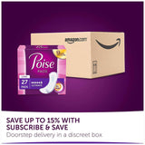 Poise Incontinence Pads, Original Design, Ultimate Absorbency, Long, 90 Count (Packaging May Vary)