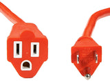 AmazonBasics 16/3 Vinyl Outdoor Extension Cord | Orange, 100-Foot