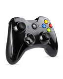 EasySMX 2.4G Wireless Controller for PS3, PC Gamepads with Vibration Fire Button Range up to 10m Support PC (Black)