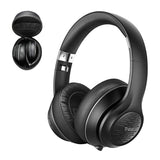 Tribit XFree Tune Bluetooth Headphones Over Ear - Wireless Headphones 40 Hrs Playtime, Hi-Fi Stereo Sound with Rich Bass, Soft Earmuffs, Black