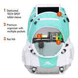 High Sierra Loop Backpack for Men and Women, Compact Bookbag Backpack for College Students or Business Professionals, Stylish Lunch Backpack