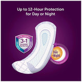 Poise Incontinence Pads, Original Design, Ultimate Absorbency, Long, 90 Count (Packaging May Vary)