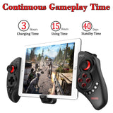 Wireless iOS Android Game Controller for PUBG Fotnite, Megadream Key Mapping Gamepad Joystick for iPhone, iPad, Samsung, HTC, Support 10 inch Tablet