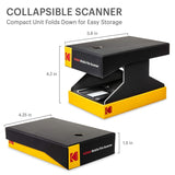 KODAK Mobile Film Scanner – Scan & Save Old 35mm Films & Slides w/Your Smartphone Camera – Portable, Collapsible Scanner w/Built-in LED Light