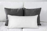 Utopia Bedding Throw Pillows Insert (Pack of 2, White) - 12 x 20 Inches Bed and Couch Pillows - Indoor Decorative Pillows