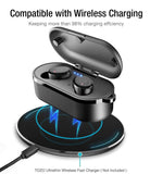 TOZO T10 Bluetooth 5.0 Wireless Earbuds with 【Wireless Charging Case】