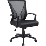 Furmax Office Chair Mid Back Swivel Lumbar Support Desk Chair, Computer Ergonomic Mesh Chair