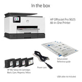 HP OfficeJet Pro 9025 All-in-One Wireless Printer, with Smart Tasks & Advanced Scan Solutions for Smart Office Productivity (1MR66A)