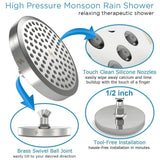 SparkPod Shower Head - High Pressure Rain - Luxury Modern Chrome Look - Easy Tool Free Installation - The Perfect Adjustable Replacement