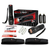 GearLight LED Tactical Flashlight S1000 [2 PACK] - High Lumen, Zoomable, 5 Modes, Water Resistant, Handheld Light - Best Camping, Outdoor, Emergency