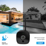 Outdoor Security Camera- 1080P Outdoor Surveillance Cameras Waterproof IP66 IP Cam 2.4G, IR Night Vision wired WiFi Security Camera System
