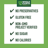 Whole Earth Sweetener Stevia Leaf and Monk Fruit Sweetener, Erythritol Sweetener