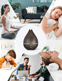 VicTsing Upgraded Mini Oil Diffuser 130ml, Easy to Use Super Quiet Essential Oil Diffuser, Aromatherapy Diffuser with Waterless Auto Shut-off(Black)