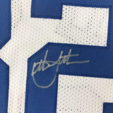 Autographed/Signed Christian Laettner Duke White Stat The Shot College Basketball Jersey