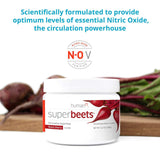 HumanN SuperBeets Circulation Superfood Concentrated Beet Powder Nitric Oxide Boosting Supplement (Black Cherry Flavor, 5.3-Ounce)