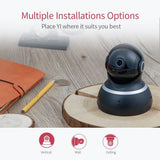 YI Dome Security Camera 1080p HD Pan/Tilt/Zoom Wireless 2.4G IP Surveillance System with 24/7 Emergency Response, Auto-Cruise, Motion Track - Black
