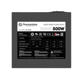 Thermaltake Smart 500W 80+ White Certified PSU, Continuous Power with 120mm Ultra Quiet Cooling Fan, ATX 12V V2.3/EPS 12V Active PFC Power